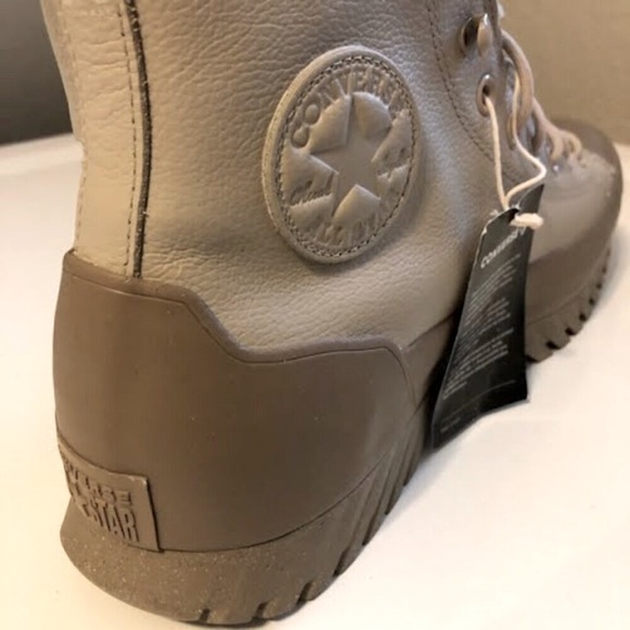 NWT CONVERSE Chuck Taylor Lugged 2.0 Counter Climate High Top Sneaker Tan 11 - Picture 5 of 7